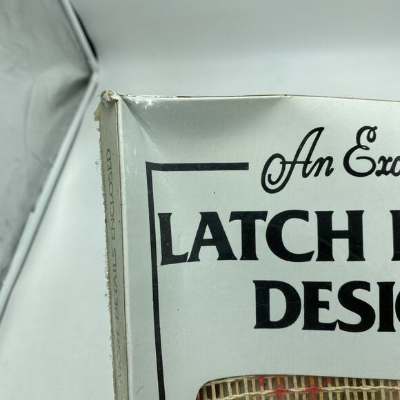 Latch Hook Kit National Yarn Crafts P468 Bow Bouquet Vintage DAMAGED BOX - Picture 7 of 7